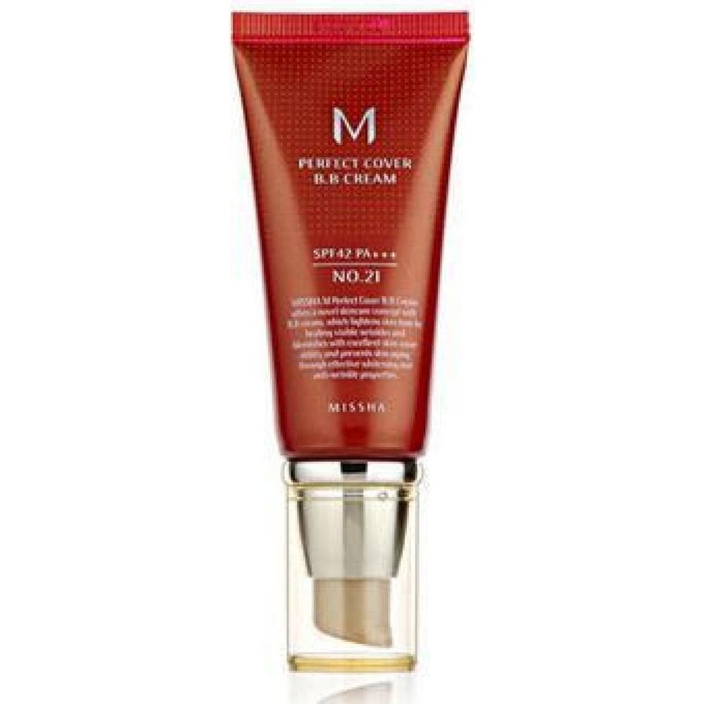 M Perfect Cover Bb Cream Missha 21 Light Beige 50Ml