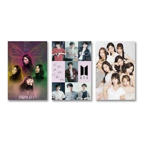 Kit 3 Placas Decorativas K-Pop Mdf