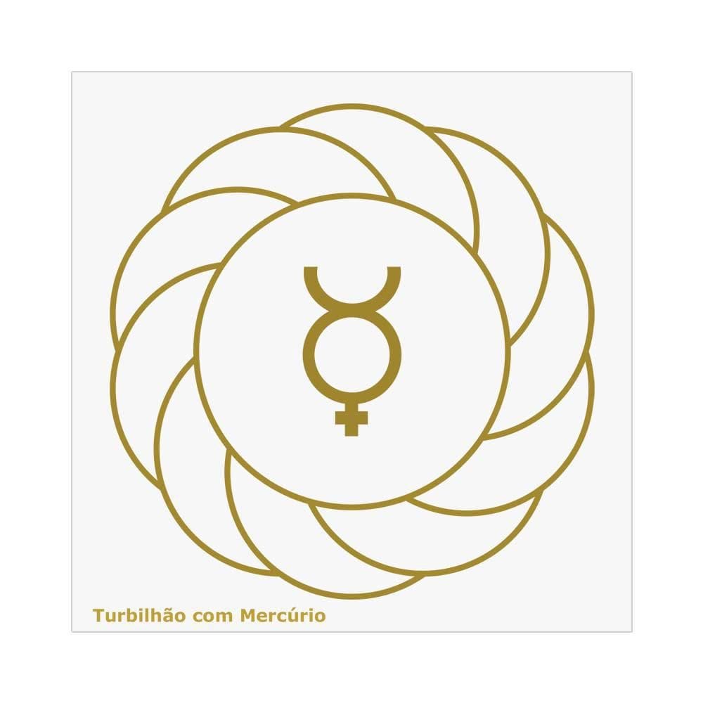 Placa Radiônica Turbilhão Com Mercúrio