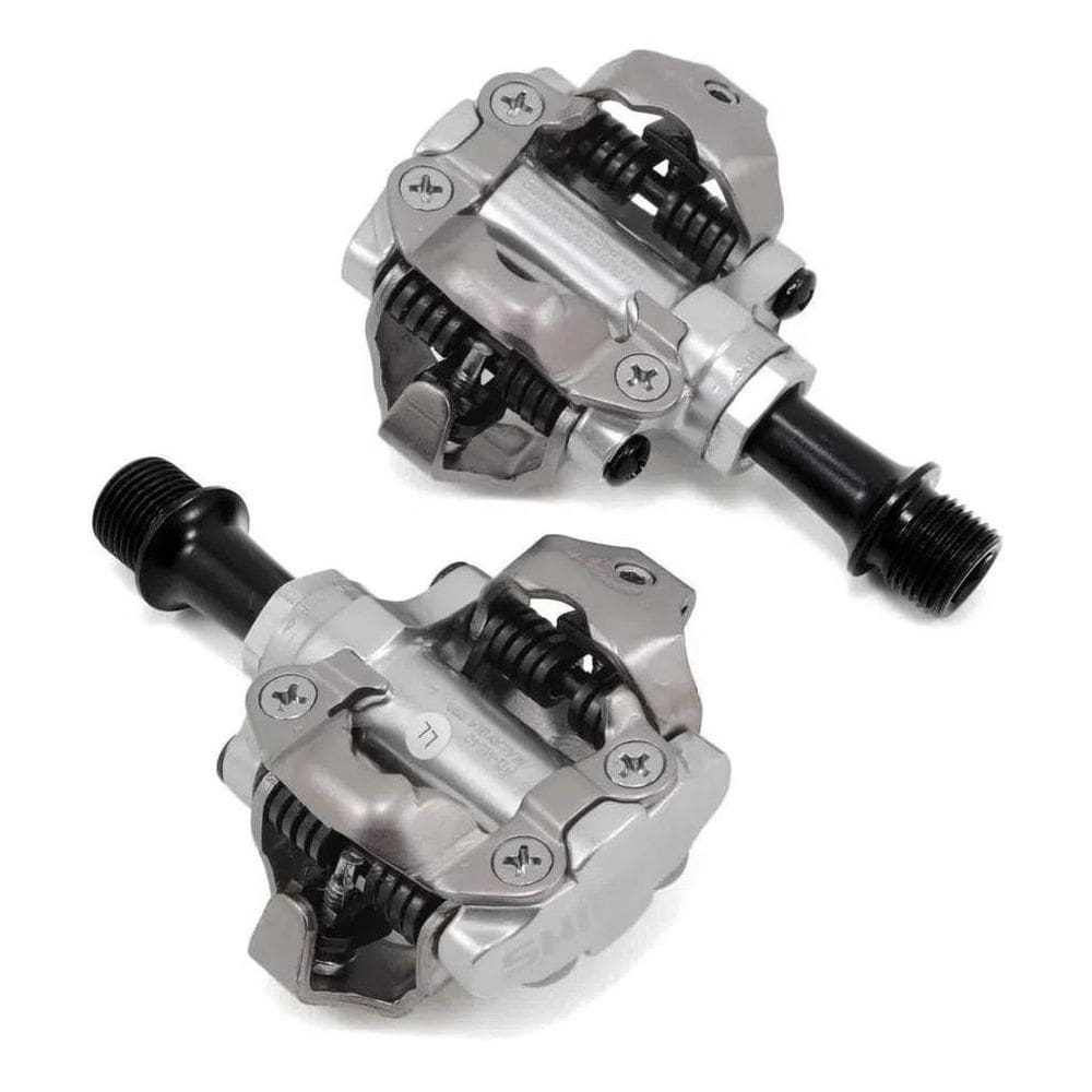 Pedal Shimano PD-M540 Prata com Taquinhos SM-SH51 MTB 352g