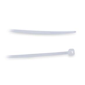 Abraçadeira de Nylon Branco 2.5mmx100mm Pacote com 100 Peças