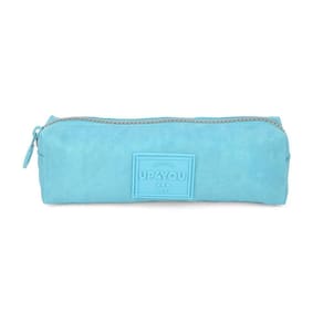 Estojo Escolar Up4You Tecido Crinkle Tactel Turquesa
