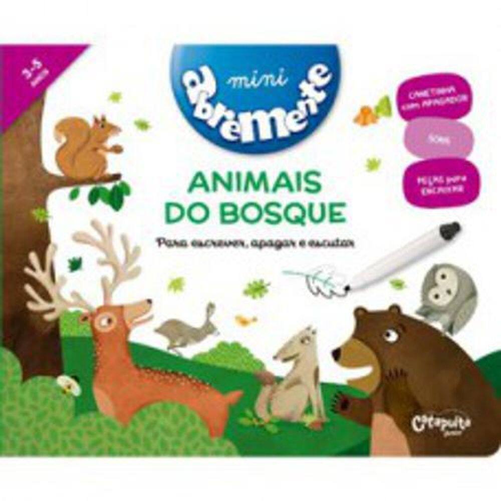 Livro Abremente Mini Animais Do Bosque
