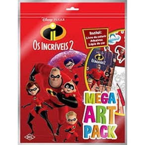 Livro Disney - Mega Art Pack - Os Incriveis 2