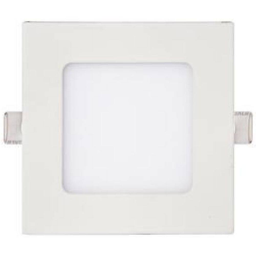 Luminaria Plafon Led Embutir Quadrado Slim Kian 24W 6000K