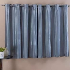 Cortina Blackout Pvc Corta 100 % A Luz 2,20 M X 1,30 M Prata