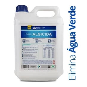 Algicida Choque E Manutenção Elimina Água Verde 5 Litros