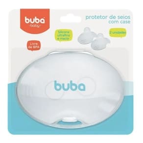 Protetor Seios c/ Case Buba - Silicone Ultrafino - Borboleta