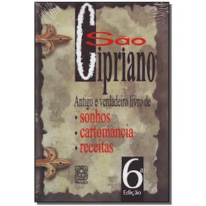 Livro São Cipriano Antigo E Verdadeiro Livro De Sonhos