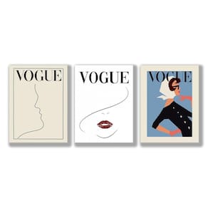Kit 3 Placas Decorativas Moda Arte Decoração Mdf