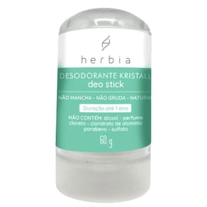 Desodorante Kristal Deo Stick Herbia 60G
