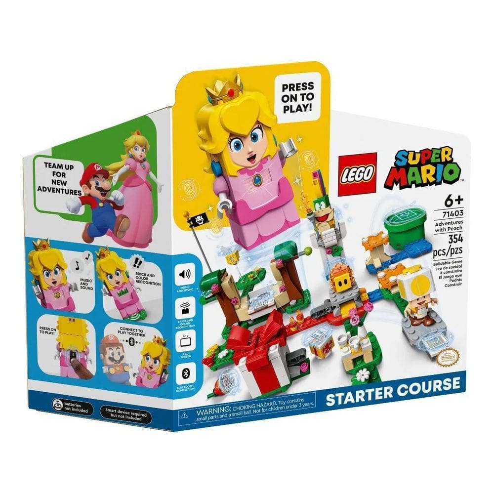 Lego Super Mario 71403 Starter Pack Aventuras Com Peach
