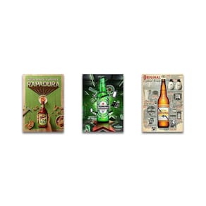 Kit 3 Placas Decorativas Cerveja Beer Bebidas Mdf