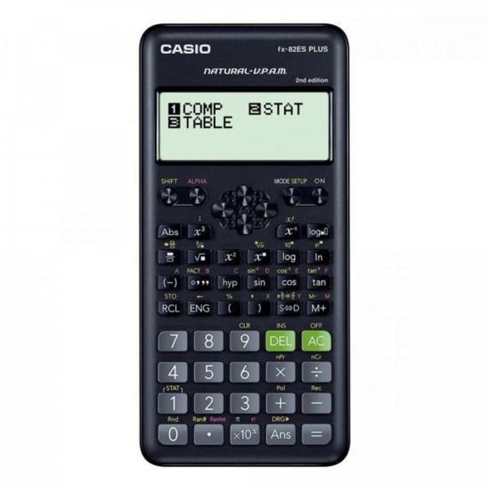 Calculadora Cientifica 252 Funcoes Fx-82Es Plus-2 Preta Cas