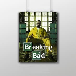 Placa Decorativa Breaking Bad Poster Série