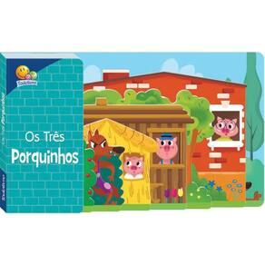 Livro Contos Com Abas: Os Três Porquinhos