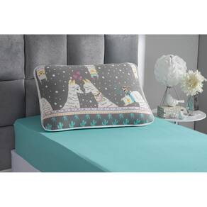 Jogo De Cama Solteiro De Malha Kids 2 Peças - Lhama