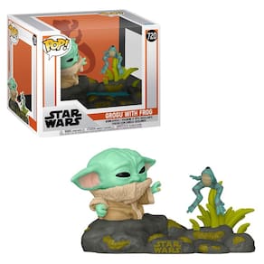 Funko Pop Star Wars Grogu with Frog 720 Mandalorian Deluxe