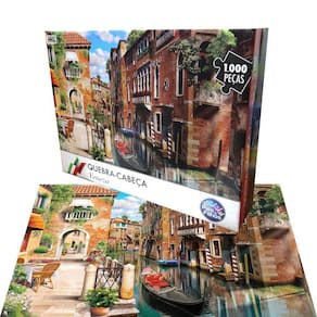 Quebra Cabeça Veneza - Itália 1000 Pcs Premium Pais E Filhos