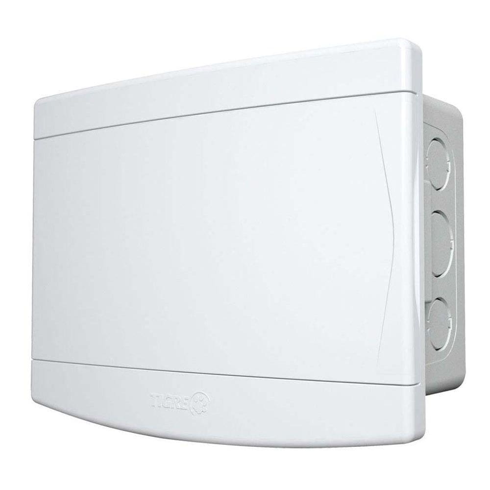 Quadro Distrib 6/8 Disj Pta Br S/Bar Tigre