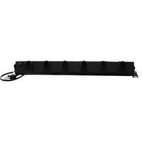 Filtro De Linha Réguas 6 Tomada Rack 19 110V/220V 2200 Watts