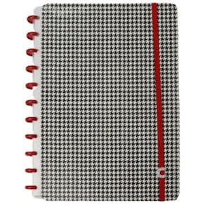 Caderno Inteligente Príncipe De Gales 80 Folhas Grande 6678