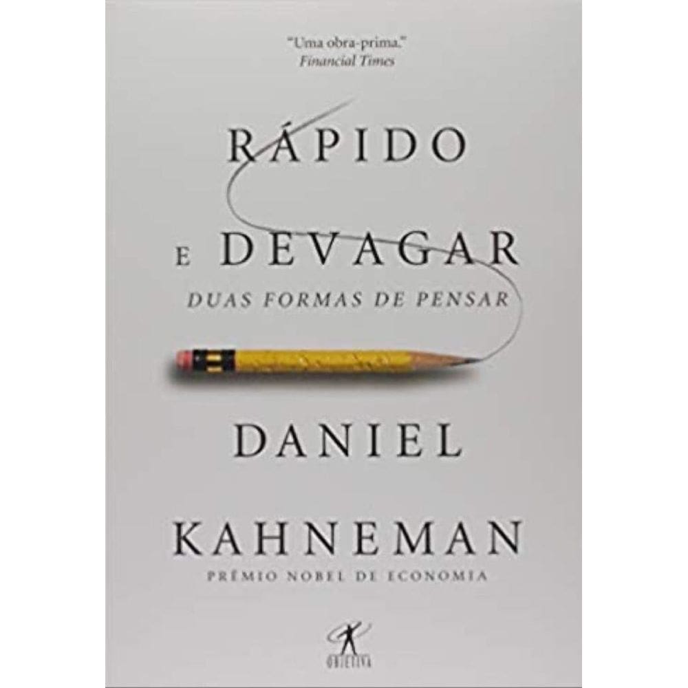 Livro Rapido E Devagar - Duas Formas De Pensar
