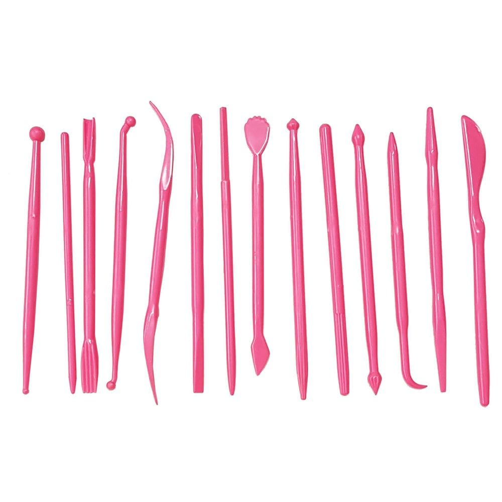 Estecas Prime Chef 14 Peças - Modelagem - Plástico - 12 cm