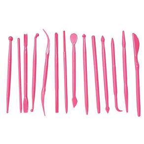 Estecas Prime Chef 14 Peças - Modelagem - Plástico - 12 cm