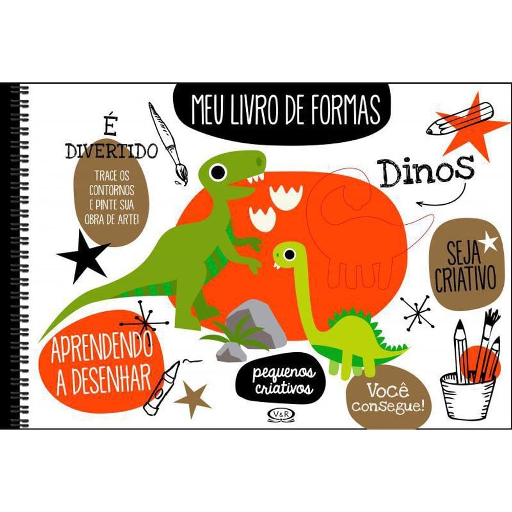 Livro Meu Livro De Formas - Dinos