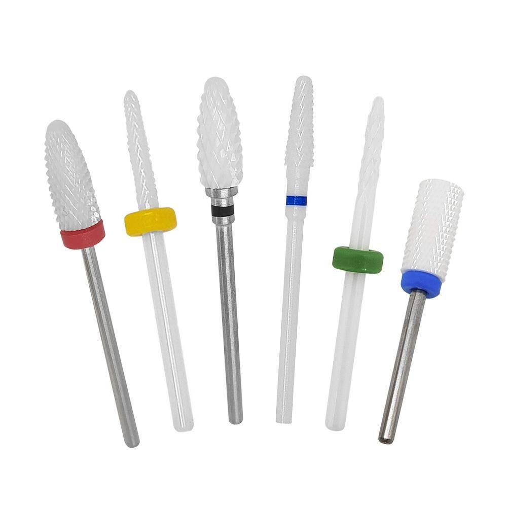Kit Brocas Cerâmica Motor De Unhas Todos Os Tamanhos 6 Un