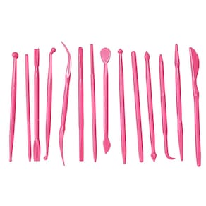 Estecas Prime Chef 14 Peças - Modelagem - Plástico - 12 cm