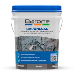 Baronecal Aditivo Plastificante - 18l Melhora a Trabalhabilidade de Rebocos