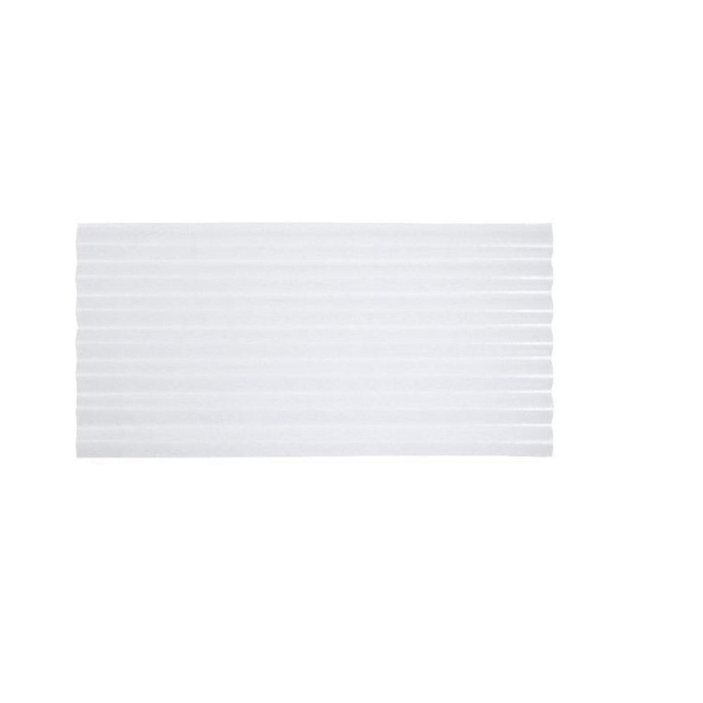 Kit 15 Telhas Translucida em Pvc 2,44 X 1,10 Oa Branco