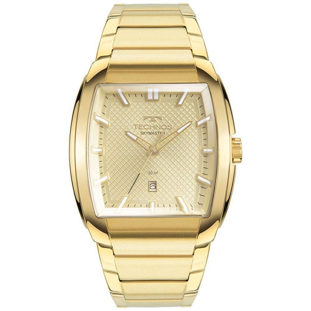Relógio Masculino Technos Skymaster Dourado 2115Mye/1D