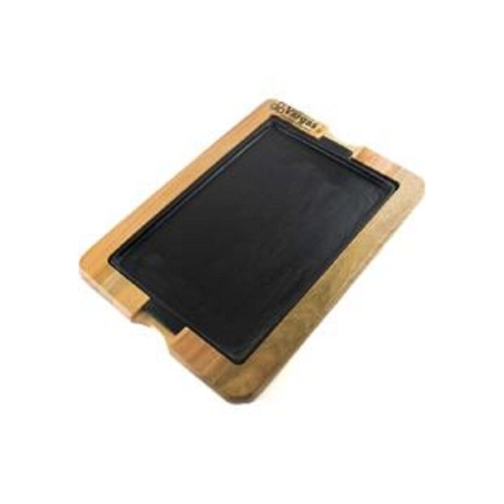 Tabua de madeira com chapa em aluminio