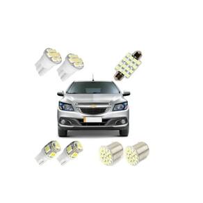 Kit Lâmpadas Led Onix Chevrolet Pingo Teto Placa Ré Torpedo