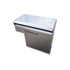 Caixa De Correio Inox Modelo L Para Muro