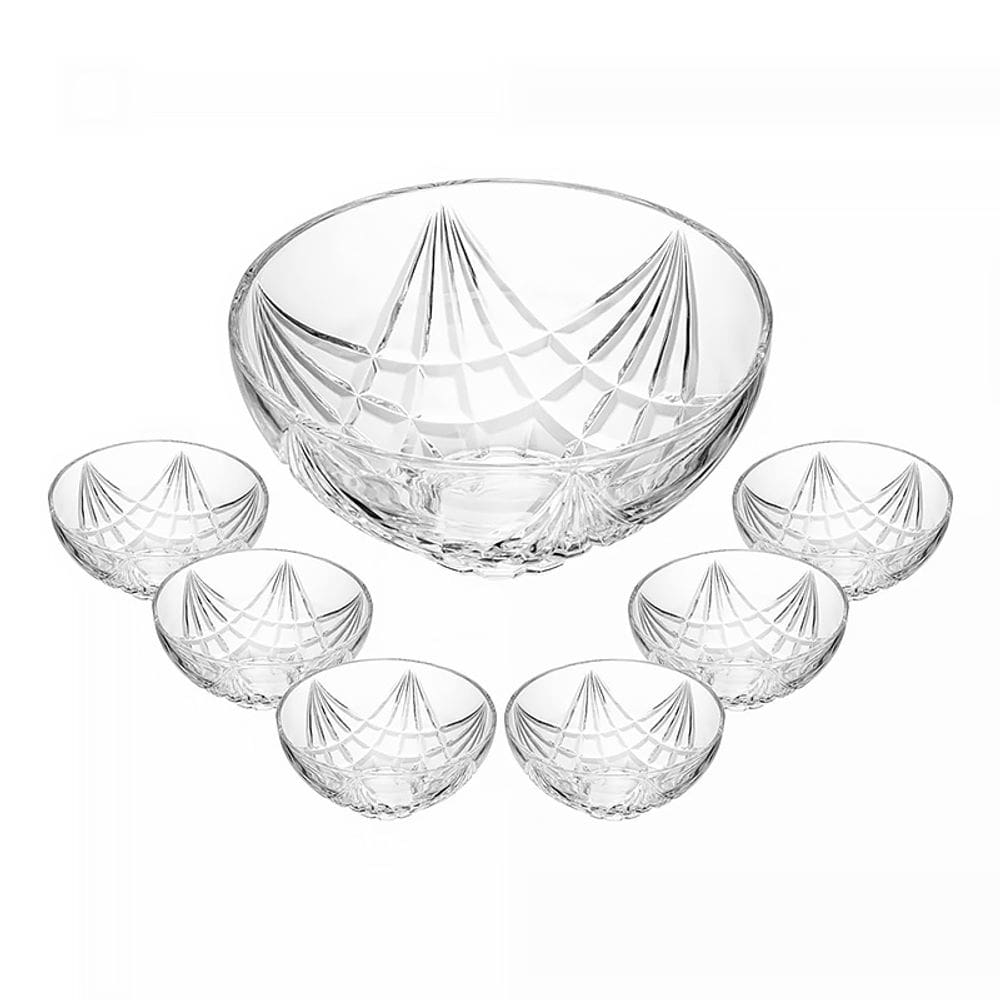 Conjunto 7 pçs Bowl para Sobremesa de Vidro Sun 20747 - Wolff