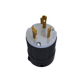 Plugue Polarizado Nema L6-30P 250V 30A Casa Tomadas