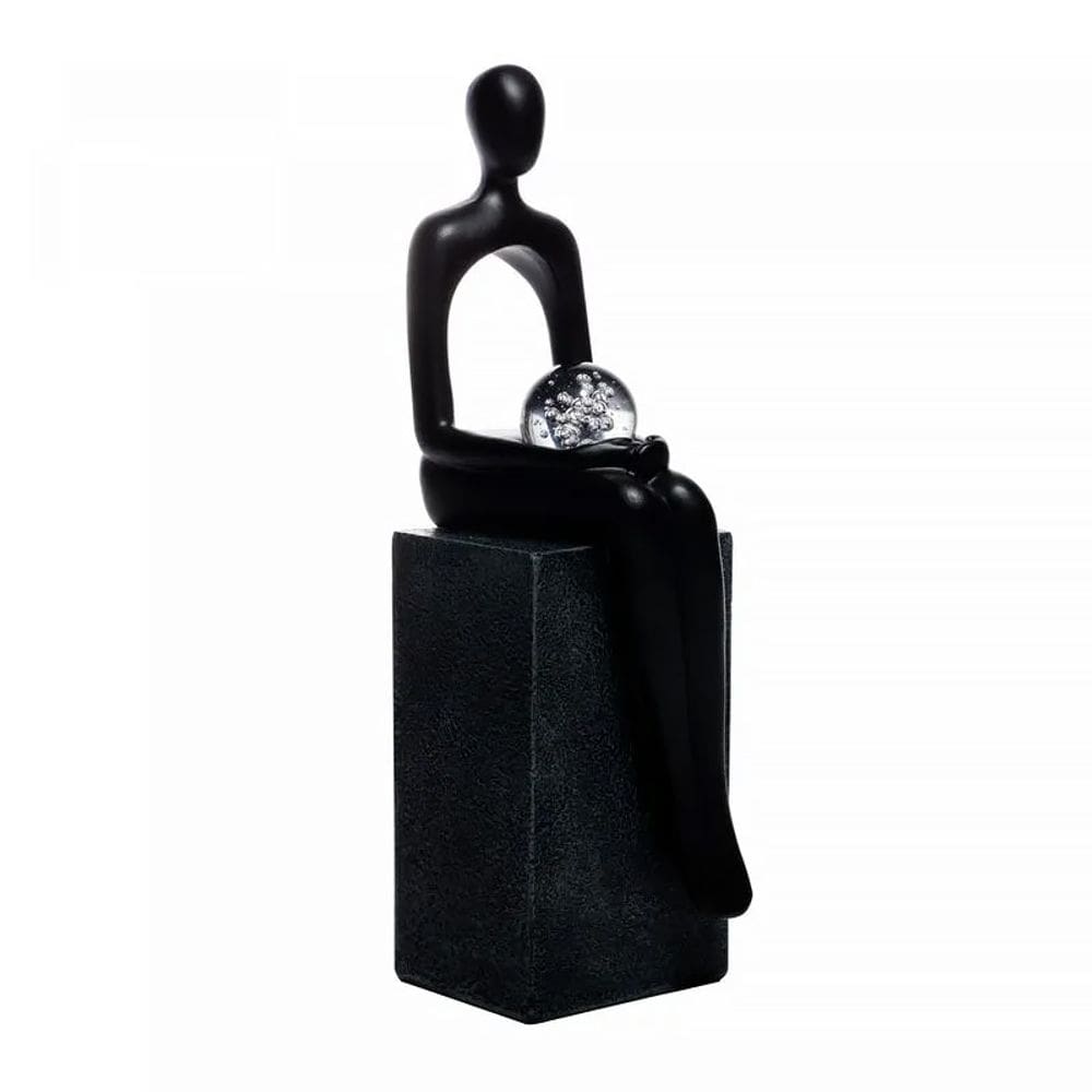 Figura Decorativa Tesouro de Resina 7x8,5x24cm 61695 - Wolff