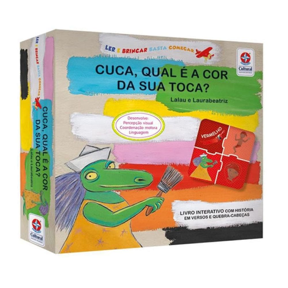 Livro Cuca Qual E A Cor Da Sua Toca
