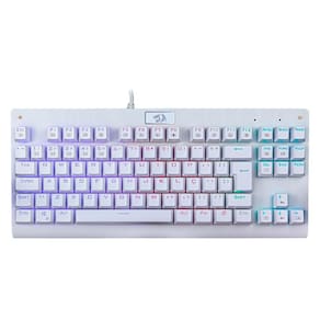 Teclado Mecânico Gamer Redragon Dark Avenger White Lunar