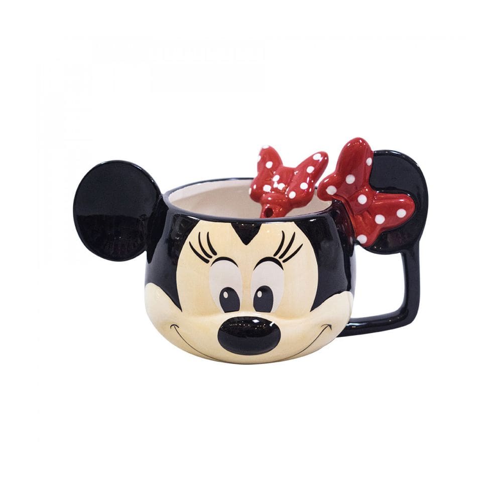 Caneca Rosto De Porcelana Minnie