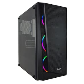 Gabinete Gamer Evus G15 3 Fans Rgb Lateral Vidro Temperado