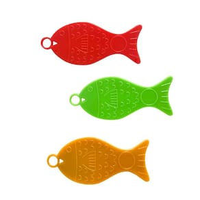 Kit 10 Peixe Peixinho Plástico Festa Junina Pescaria Areia