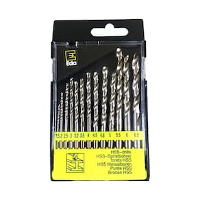 Jogo De Brocas Aço Hss 13 Peças Para Metais 1,5 A 6,5Mm