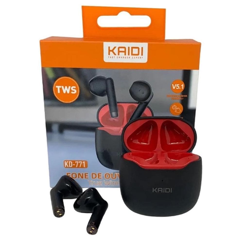 Fone Ouvido Kaidi Bluetooth 5.1 Sem Fio Kd771 Kaidi Kd-771