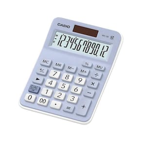 Calculadora De Mesa 12 Dígitos Mx-12B-Lb Lilás Casio