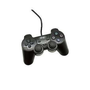 Controle Com Fio 4X1 Pc Ps1 Ps2 Ps3 Knup Kp-5422